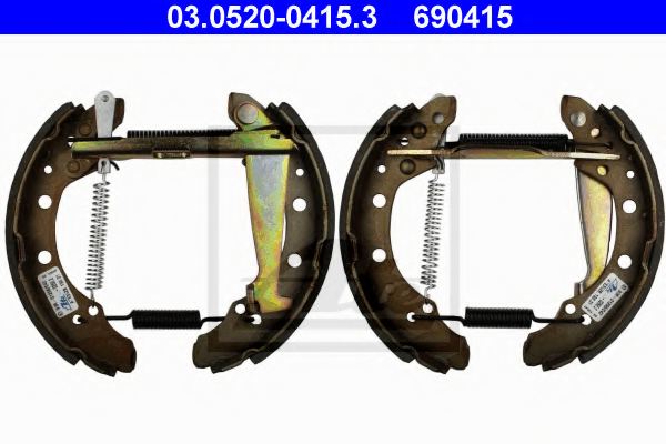 ATE 03.0520-0415.3 Brake Shoe Set